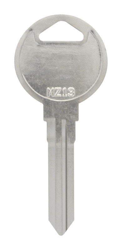 HILLMAN Traditional Key Automotive Key Blank MZ13 Double For Mazda