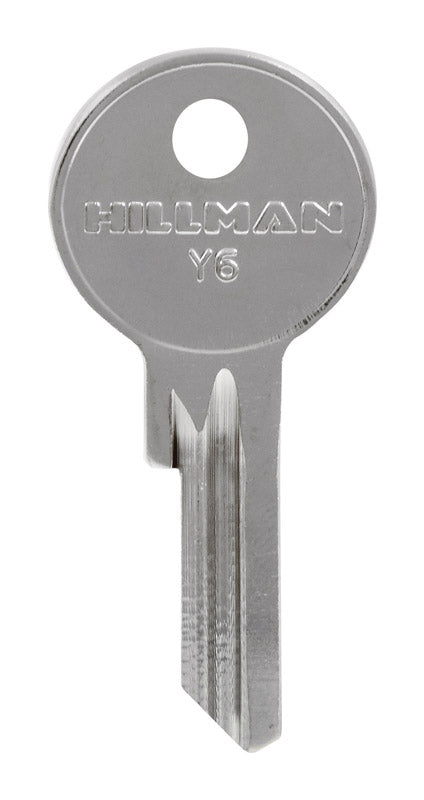 HILLMAN Traditional Key Automotive Key Blank Y-6 Single