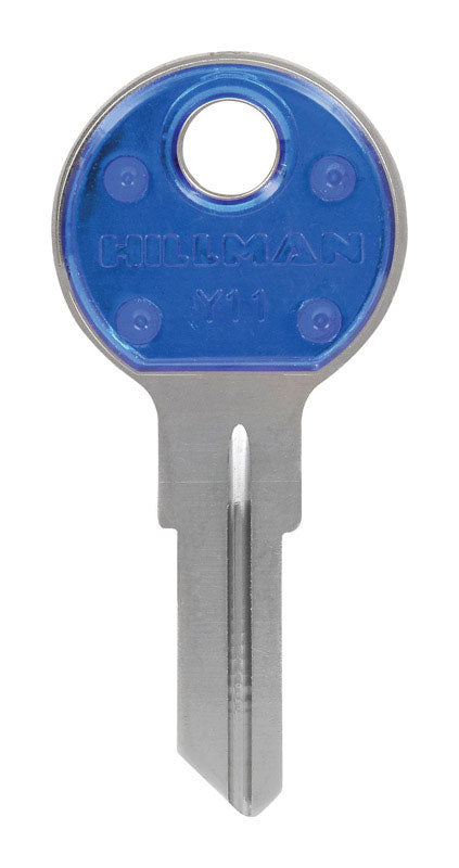 HILLMAN ColorPlus Traditional Key House/Office Key Blank Single
