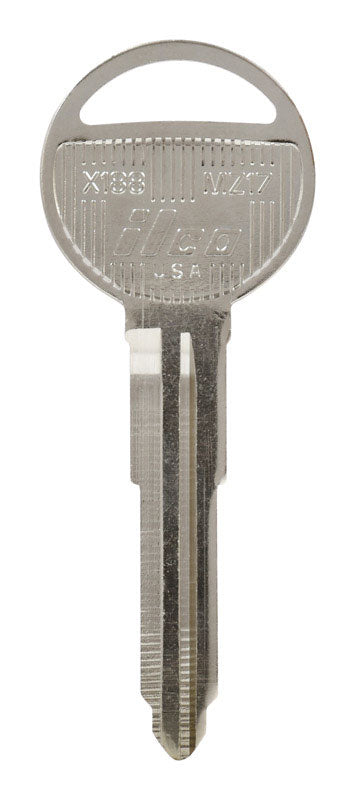 HILLMAN Traditional Key Automotive Key Blank X188/MZ17 Double For Mazda