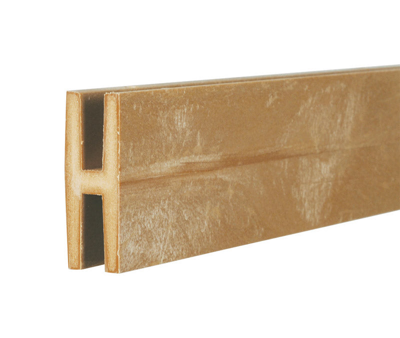 Deckorators 0.74 in. W X 8 ft. L Cedar Plastic H-Channel
