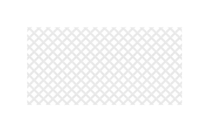 Deckorators 4 ft. W X 8 ft. L White Plastic Lattice Panel