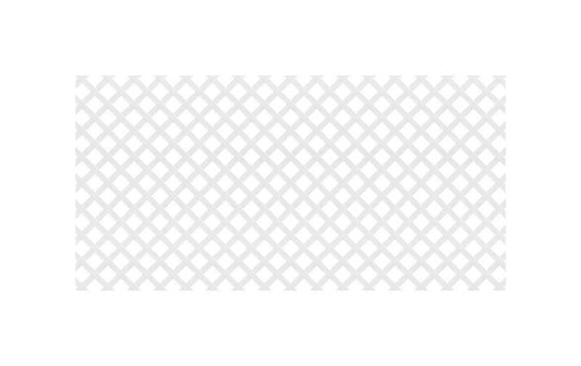 Deckorators 4 ft. W X 8 ft. L White Plastic Lattice Panel