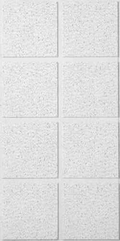 USG Radar Illusion Non-Directional 48 in. L X 24 in. W 3/4 in. Shadow Line Tapered Ceiling Tile 1 pk