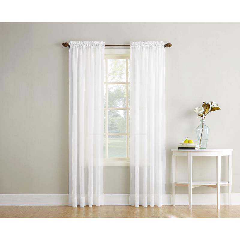No. 918 Reno White Curtain 102 in. W X 84 in. L
