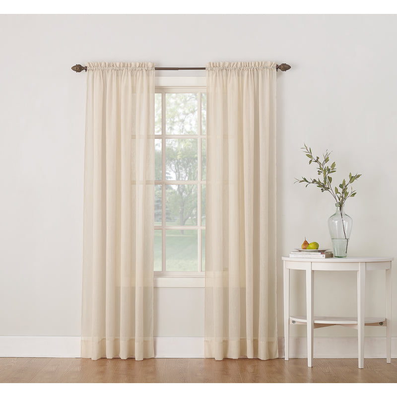 No. 918 Reno Beige Curtain 102 in. W X 84 in. L