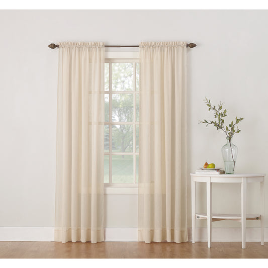 No. 918 Reno Beige Curtain 102 in. W X 84 in. L