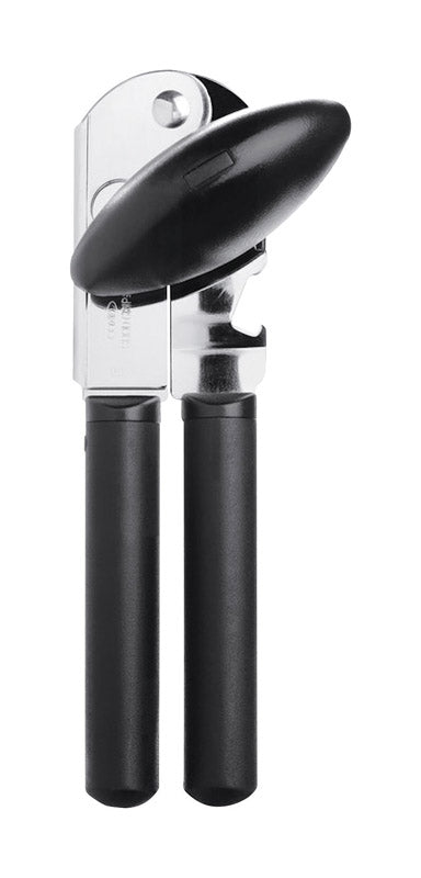 OXO Good Grips Chrome Black/Silver Rubber/Stainless Steel Manual Can Opener