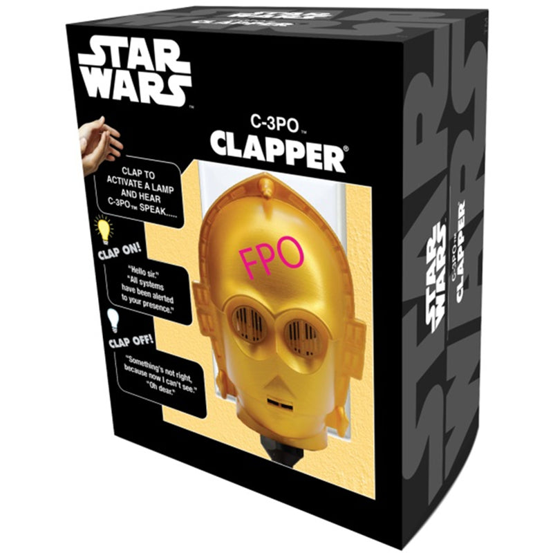 Clapper Star Wars C-3PO Light Switch with Sound Plastic 1 pk