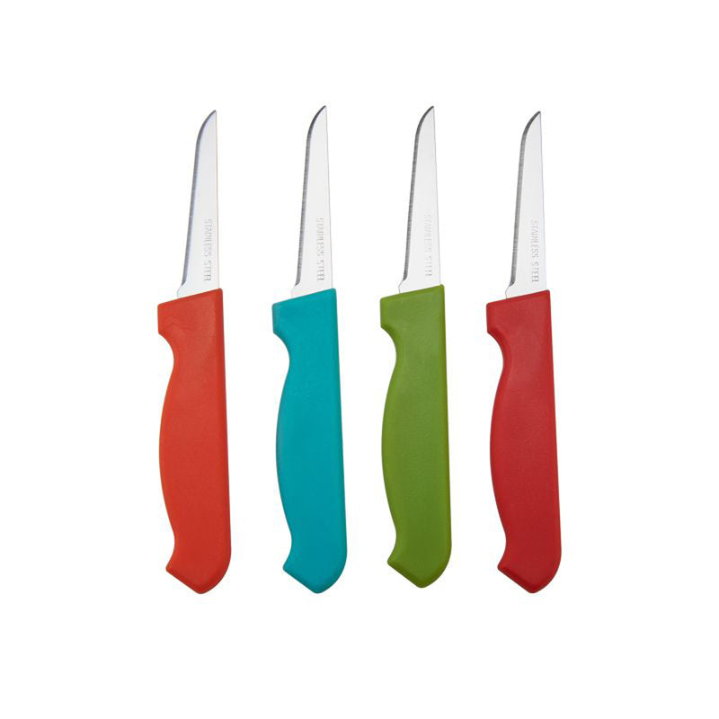 Farberware 3 in. L Stainless Steel Paring Knife Set 4 pc