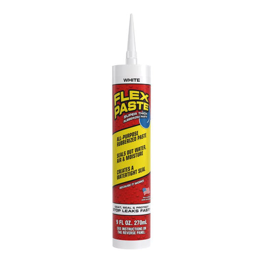 Flex Seal Family of Products Flex Paste White Rubberized Paste 9 fl. oz.