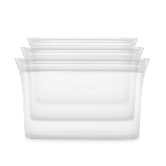Zip Top Frost Food Storage Container Set 3 pk