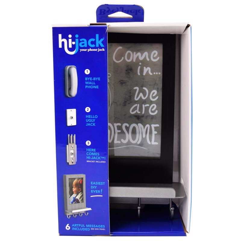 Hi-Jack 9.5 in. H X 3 in. L Bronze Metal/Wood Decor/Frame/Key Holder