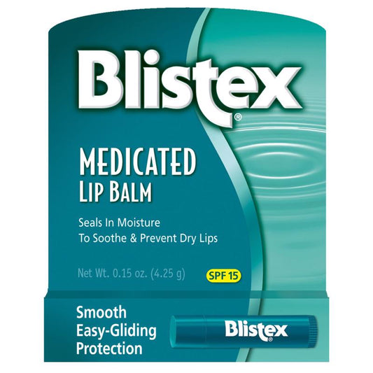 Blistex Unscented Scent Medicated Lip Balm 0.15 oz 1 pk