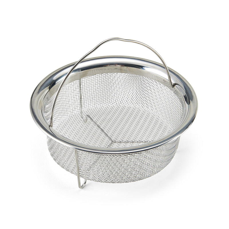 Instant Pot Silver Stainless Steel Mesh Steamer Basket