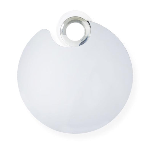 Better Living 7 in. H X 7 in. W Wall Mount Shower Mirror Gray