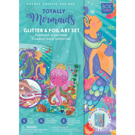 Handstand Kitchen Totally Mermaids Glitter & Foil Art Kit