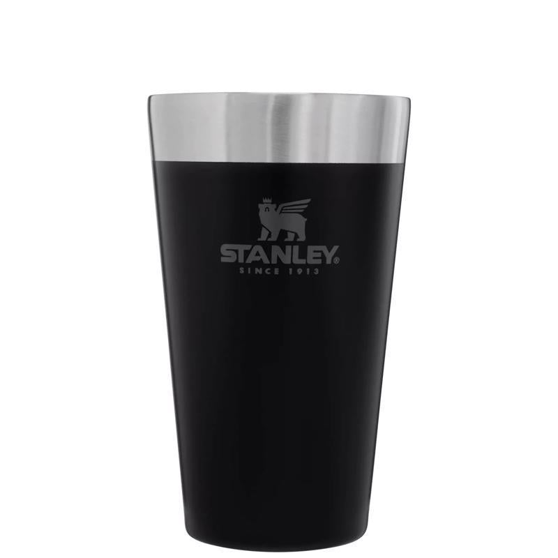 Stanley Adventure 16 oz Matte Black BPA Free Stackable Pint