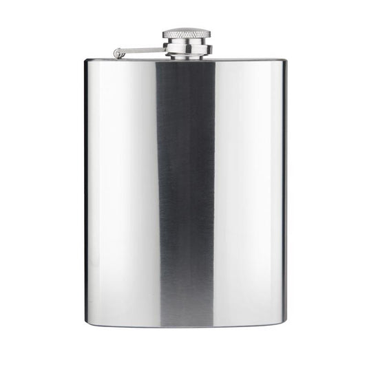 Final Touch 8 oz Silver Stainless Steel Flask