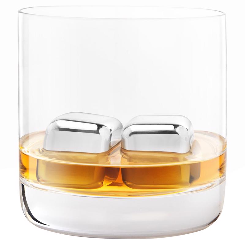 Final Touch Silver Stainless Steel Chilling Stones