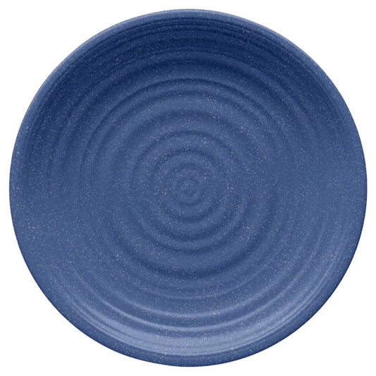TarHong Blue Bamboo/Fiber Artisan Dinner Plate 1 each