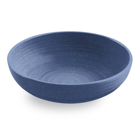 TarHong Blue Bamboo/Fiber Artisan Low Bowl 8 in. D 1 each
