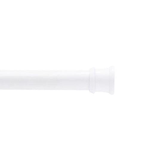 Kenney Adjustable Curtain Rod 72 in. L White