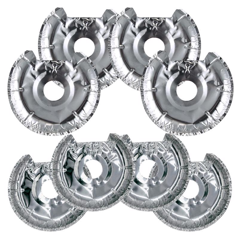 Range Kleen Silver Aluminum Foil Burner Bib Liners