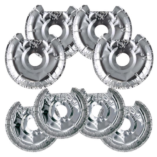 Range Kleen Silver Aluminum Foil Burner Bib Liners