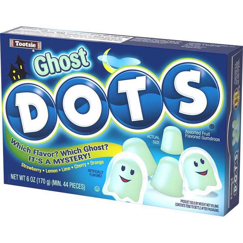 Tootsie Roll Ghost Dots Assorted Gumdrops 6 oz