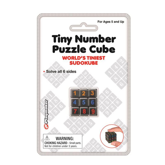 Playmaker Toys Tiny Number Puzzle Cube Multicolored