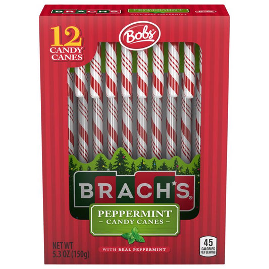 Brach's Bobs Peppermint Candy Cane 5.3 oz