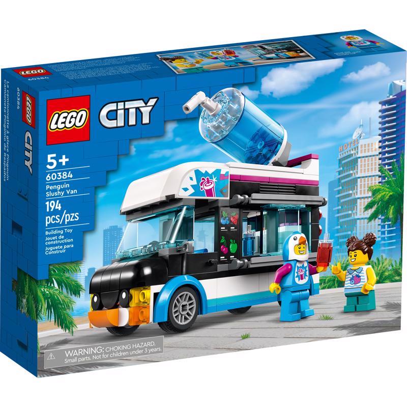 LEGO City Penguin Slushy Van Building Set Multicolored 194 pc