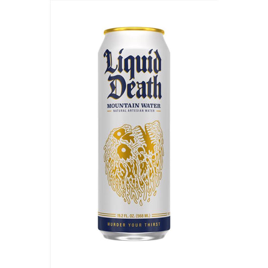 Liquid Death Mountain Water Spring Water 19.2 oz 1 pk