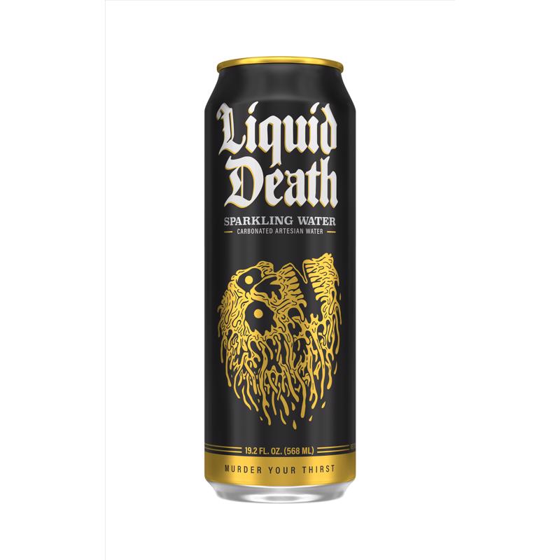 Liquid Death Sparkling Water Sparkling Natural Mineral Water 19.2 oz 1 pk