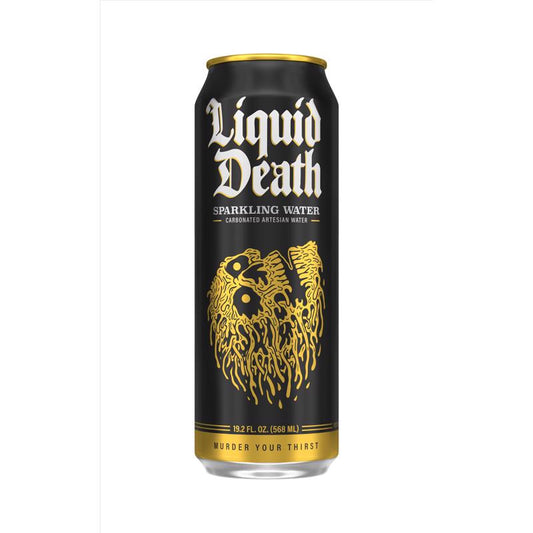 Liquid Death Sparkling Water Sparkling Natural Mineral Water 19.2 oz 1 pk