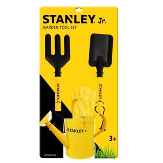 STANLEY Jr. Garden Tool Set Black/Yellow 4 pc