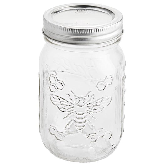 Ball Regular Mouth Canning Jar 1 pt 4 pk