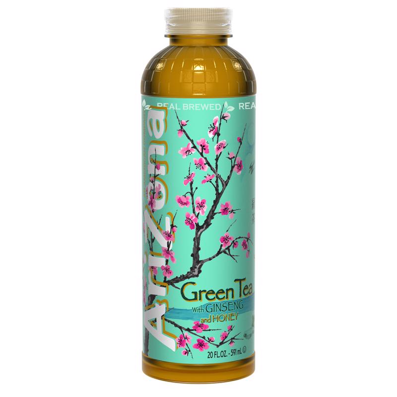 AriZona Green Tea with Ginseng and Honey Beverage 20 oz 1 pk