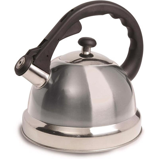 Gibson Silver Whistling Stainless Steel 2.2 qt Tea Kettle