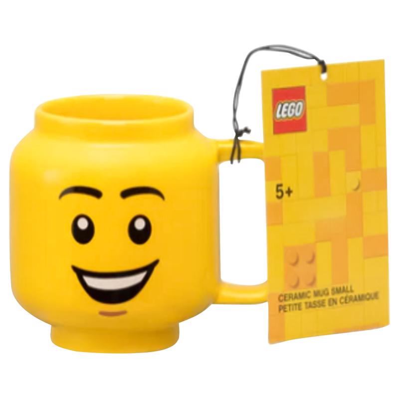 LEGO 7.6 oz Yellow BPA Free Happy Mug