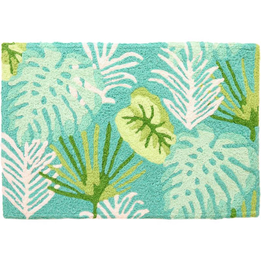 Jellybean 30 in. W X 20 in. L Multi-Color Tropical Home Polyester Accent Rug