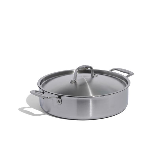 Made In Stainless Steel Braiser With Lid 12 in. 6 qt