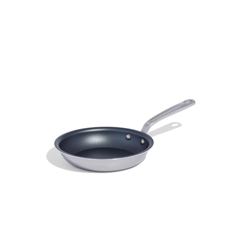 Made In Stainless Steel Fry Pan 8 in. Black/Silver