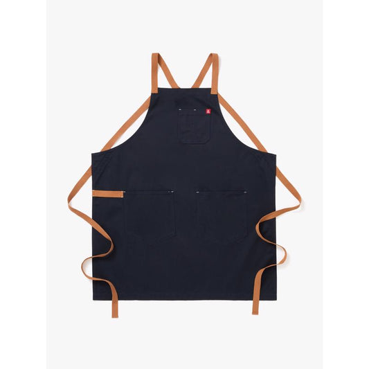 Hedley & Bennett Crossback 3 pocket Midnight Blue Canvas Solid Apron