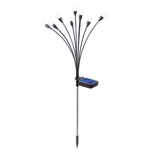 Sensor Brite Matte Black Solar Powered 10 W LED Garden Light 1 pk