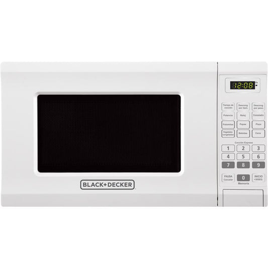 Black+Decker 0.7 cu ft White Microwave 700 W