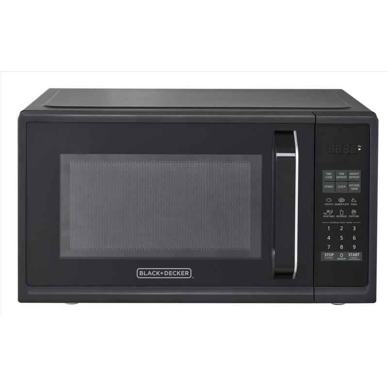 Black+Decker 0.9 cu ft Black Microwave 900 W