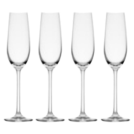 Lifetime Brands Mikasa 8.25 oz Clear Glass Lana Flute Glass