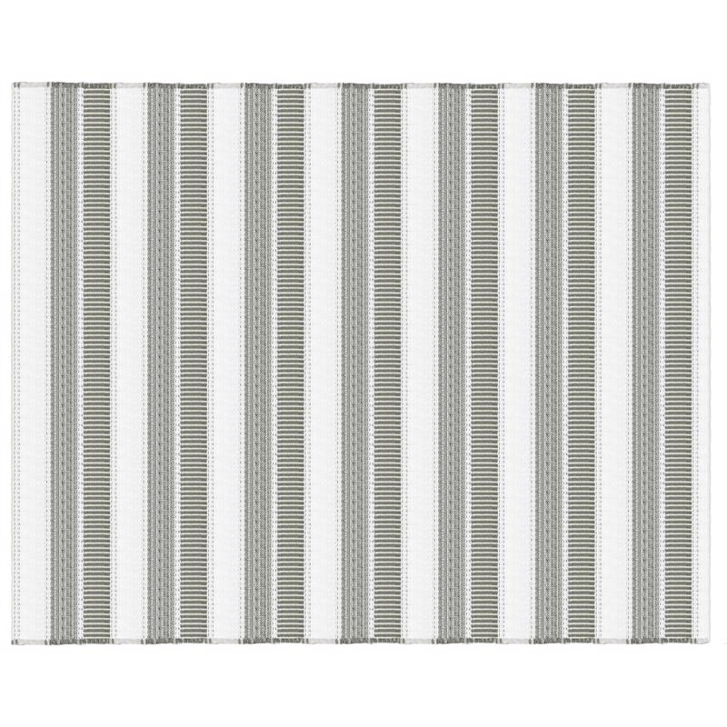 Vivsun Rugs 96 in. W X 120 in. L Neutral Stripe Polyester Accent Rug